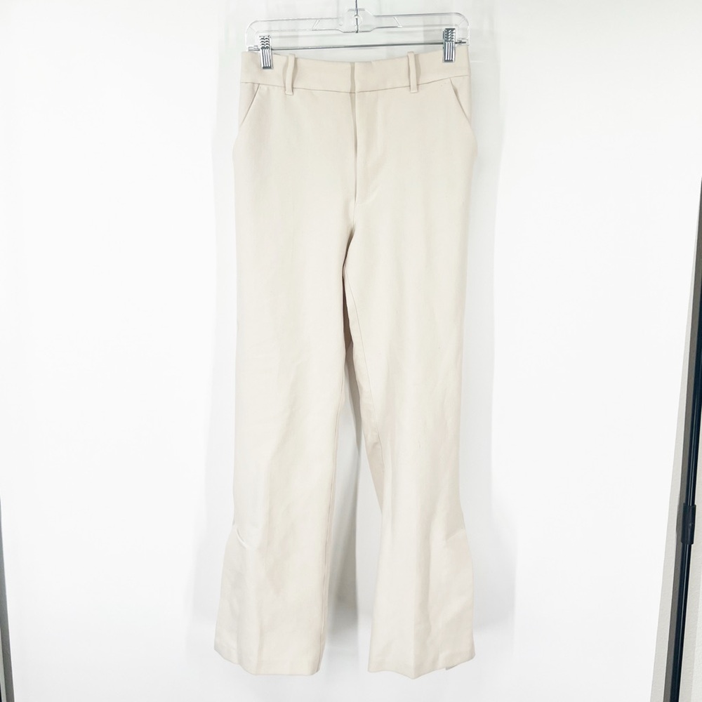Abercrombie & Fitch High Rise Trouser Pants Ankle Slits